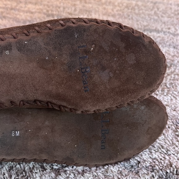 L.L. Bean Men’s Wicked Good Brown Slippers - Picture 12 of 14
